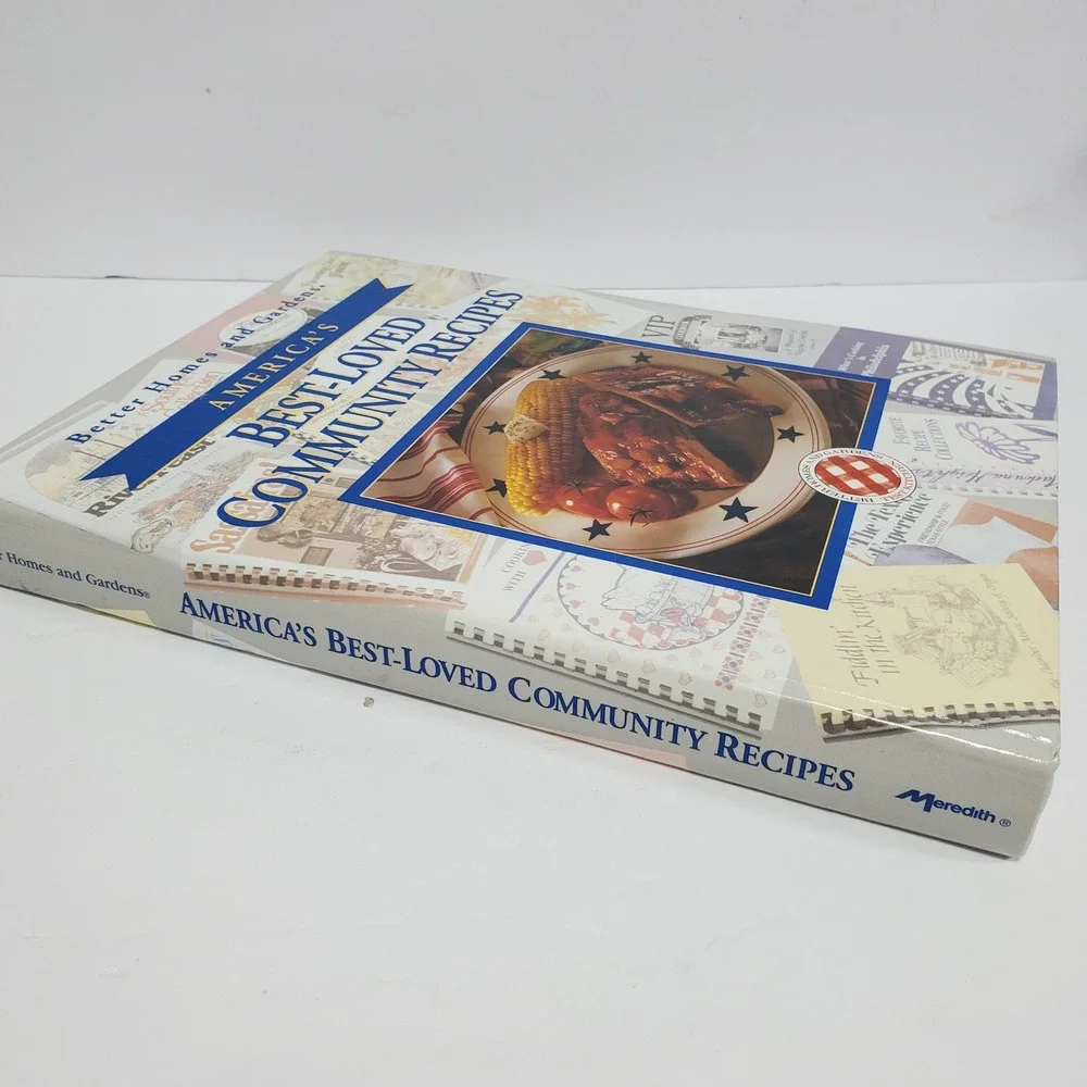 Better Homes and Gardens Community Recipes Cookbook OS White Excellent 1st Ed